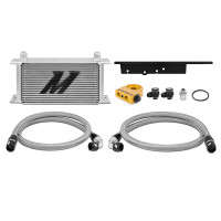 Mishimoto Oil Cooler Kit | Thermostatic | Silver