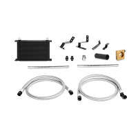 Mishimoto Oil Cooler Kit | Thermostatic | Stealth Black