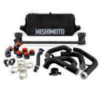 Mishimoto Performance Front-Mount Intercooler Kit | Black Intercooler | Black Pipes