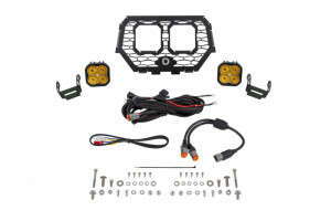 Diode Dynamics Stage Series LED Grille Kit | Pro Yellow Fog (14-18 Polaris RZR XP)