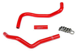 HPS Performance Red High Temp 4-ply Reinforced Silicone Intercooler Hose Kit