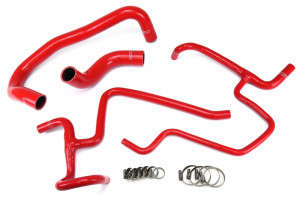 HPS Performance Red 3-ply Reinforced Silicone Radiator and Heater Coolant Hoses