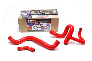 HPS Performance Red High Temp 3-ply Reinforced Silicone Radiator Coolant Hoses
