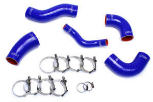 HPS Performance Blue High Temp 4-ply Reinforced Silicone Intercooler Hose Kit