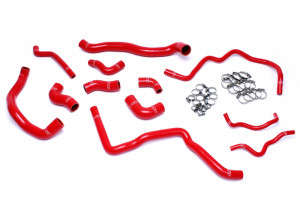 HPS Performance Red High Temp 3-ply Reinforced Silicone Radiator Coolant Hoses