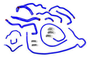 HPS Performance Blue High Temp 3-ply Reinforced Silicone Radiator Heater Coolant Hoses
