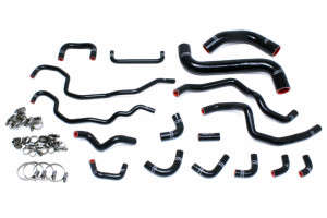 HPS Performance Black High Temp 3-ply Reinforced Silicone Radiator and Heater Coolant Hose Kits
