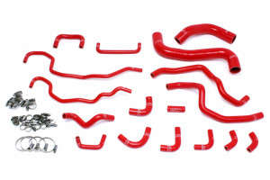 HPS Performance Red High Temp 3-ply Reinforced Silicone Radiator and Heater Coolant Hose Kits
