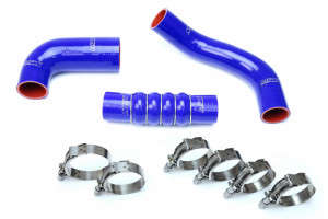 HPS Performance Blue High Temp 4-ply Reinforced Silicone Intercooler Hose Kit
