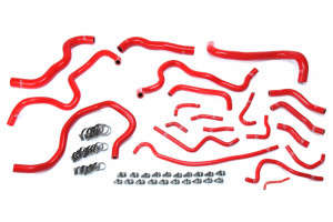 HPS Performance Red High Temp 3-ply Reinforced Silicone Heater Coolant Hoses