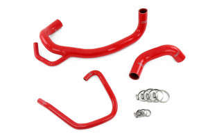 HPS Performance Red High Temp 3-ply Reinforced Silicone Radiator Hose Kit