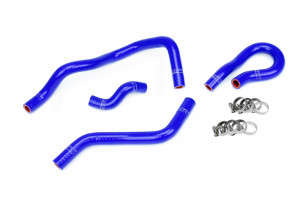 HPS Performance Blue High Temp 3-ply Reinforced Silicone Heater Coolant Hose Kit