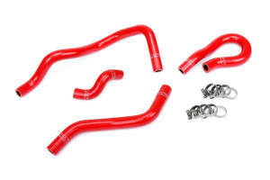 HPS Performance Red High Temp 3-ply Reinforced Silicone Heater Coolant Hose Kit