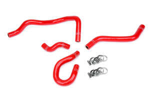 HPS Performance Red High Temp 3-ply Reinforced Silicone Heater Coolant Hose Kit