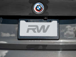 RW Carbon Carbon Fiber License Plate Frame