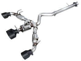 AWE Tuning Track Edition Exhaust | Diamond Black Tips