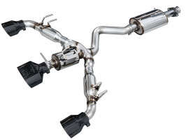 AWE Tuning Touring Edition Exhaust | Diamond Black Tips (23-25 Toyota GR Corolla | L3 | 1.6L | AWD)