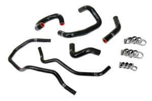 HPS Performance Silicone Coolant Hose Kit | Heater and Throttle Body Hoses | Black