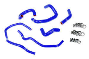 HPS Performance Silicone Coolant Hose Kit | Heater and Throttle Body Hoses | Blue