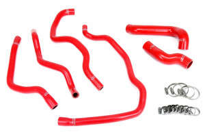 HPS Performance Silicone Coolant Hose Kit | Radiator and Heater Hose | Red