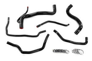 HPS Performance Silicone Coolant Hose Kit | Radiator Hoses and Heater Hoses | Black