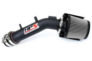 HPS Performance Shortram Air Intake Kit W/ MAF Sensor and Heat Shield | Black (03-07 Honda Accord | 2.4L)