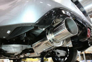 Megan Racing MR-LWT-CBS-N7Z-DS Single Exit Exhaust System | Stainless ...