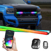 XKGlow XKmax RGB LED Grill Light Bar w/ DRL & App Control | 6in