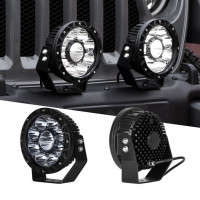 XKGlow 2pc 7in 44W Combo Beam Offroad Round Work Light Kit