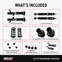 Air Lift Performance Coilover Kit (19-24 Lexus ES300H/18-24 Toyota Camry)