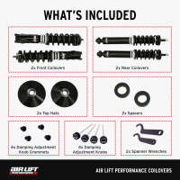 Air Lift Performance Coilover Kit (85-98 Volkswagen Jetta)