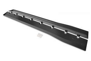 Drake Muscle Cars Side Rocker Splitters Satin Black Pair