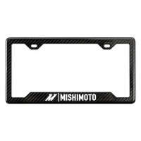 Mishimoto Carbon Fiber License Plate Frame Gloss Carbon Fiber