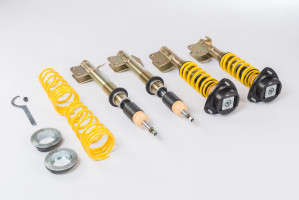 ST Suspension ST XTA Height, Rebound Adjustable Coilover Kit w/ Top Mounts 