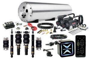 Air Suspension Kits AccuAir Suspension Premium Kit w/ Function & Form FeelAir Struts