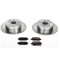 PowerStop Z23 Evolution Rear Sport Brake Kit For 5 Lug Models (02-06 & 10-24 Nissan Altima/04-08 Maxima/07-18 Sentra)