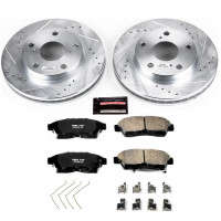 PowerStop Z23 Evolution Front Sport Brake Kit For 5 Lug Models (92-01 Toyota Camry 4 Cyl.)