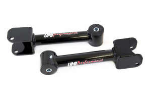 UMI Performance Tubular Non-Adjustable Upper Control Arms | Black (80-87 Buick Regal/80-83 Chevy Malibu/80-88 Monte Carlo)