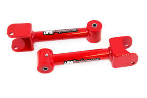 UMI Performance Tubular Non-Adjustable Upper Control Arms | Red (80-87 Buick Regal/80-83 Chevy Malibu/80-88 Monte Carlo)