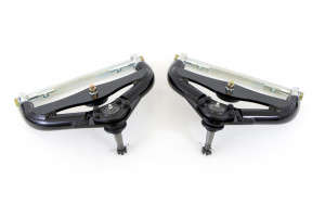 UMI Performance 1" Tubular Front Upper A-Arms | Adjustable | Black (80-87 Buick Regal/80-83 Chevy Malibu/80-88 Monte Carlo)