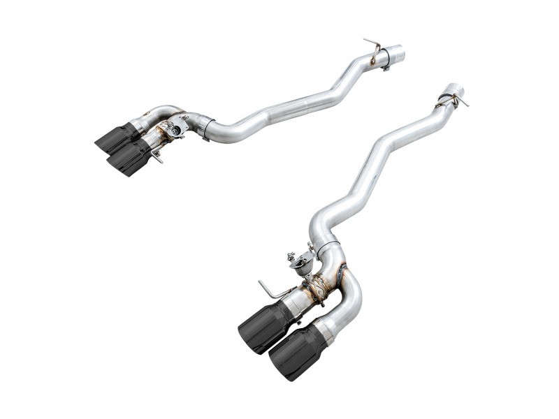AWE Tuning SwitchPath Edition Exhaust Diamond Black Tips for 23-24 BMW G87 M2 (3025-43487)