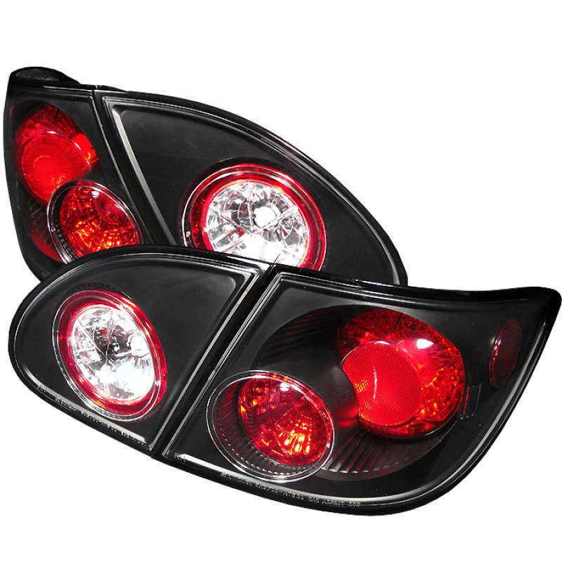 Spyder 5007339-SPDR Euro Style Tail Lights (Black | Fitment Industries