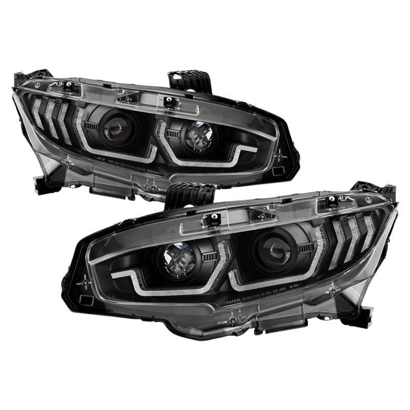 Spyder 5087867SPDR Signature Series Projector Headlights (Black) 16
