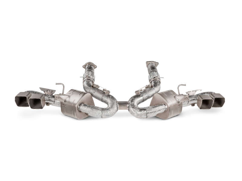 Akrapovic 2020+ Chevrolet Corvette C8 Slip-On Line (Titanium)