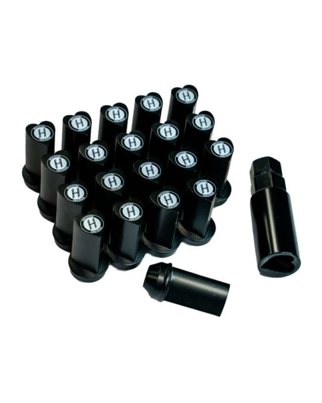 Heritage Kokoro Lug Nut - M12X1.25 - Midnight Black