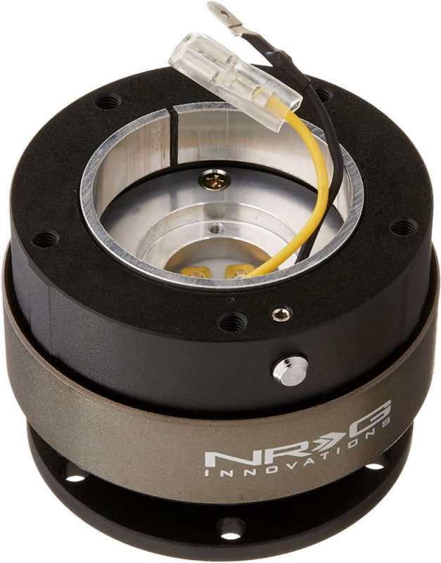 NRG Gen 2.5 Racing Quick Release Steering Wheel Hub - 6-Hole Base, 5-Hole Top Adapter, 6x70 & 6x74mm Bolt Patterns - Black - View #7