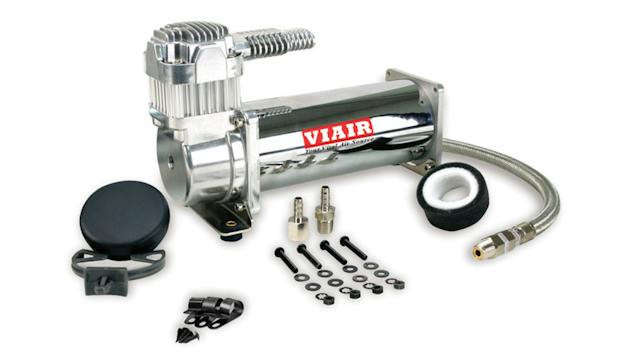 Air Lift Performance VIAIR 444C Air Compressor 200 Psi | 12 Volt Compressor | Chrome