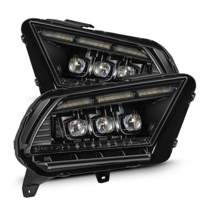 AlphaRex NOVA-Series LED Projector Headlights Alpha-Black | Ford Mustang (18-23) (880257) main image 1