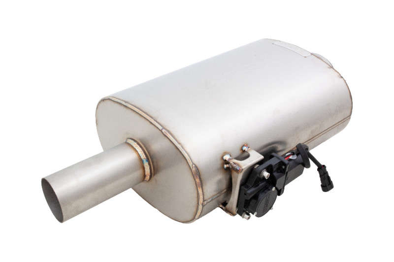 XForce VMK40-250-XFORCE 2.5" Varex Valved Muffler with Side Mount Motor ...
