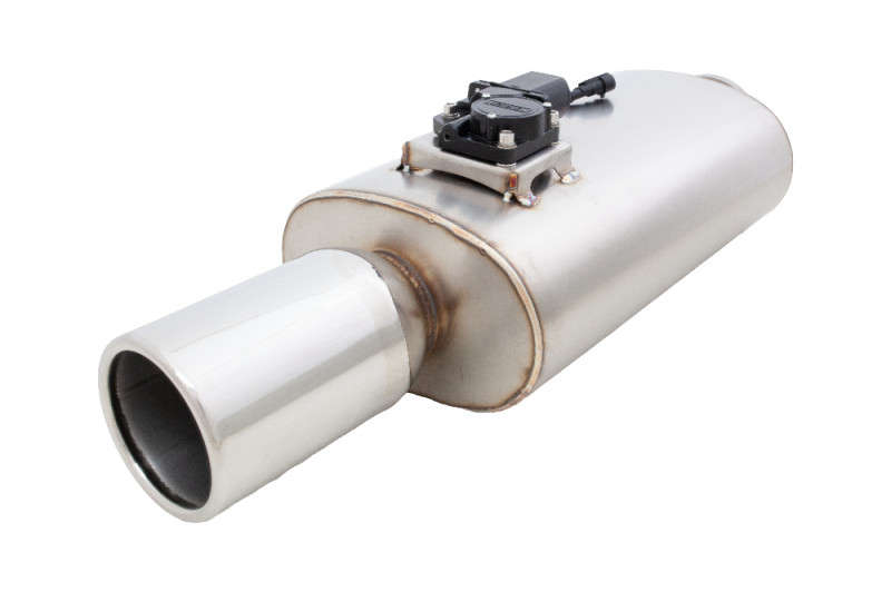XForce VMK8-250-XFORCE 2.5"Flanged Inlet Oval Varex Valved Muffler With ...